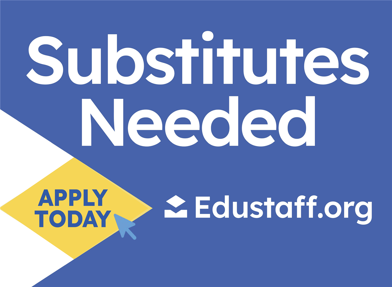 Substitutes Needed